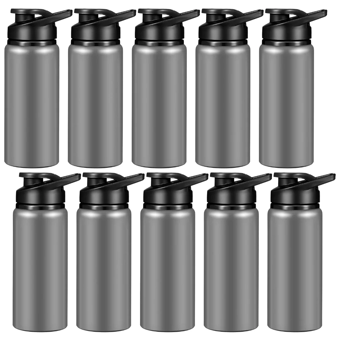 CHENGU Aluminum Water Bottles, 20 oz, 10 pcs