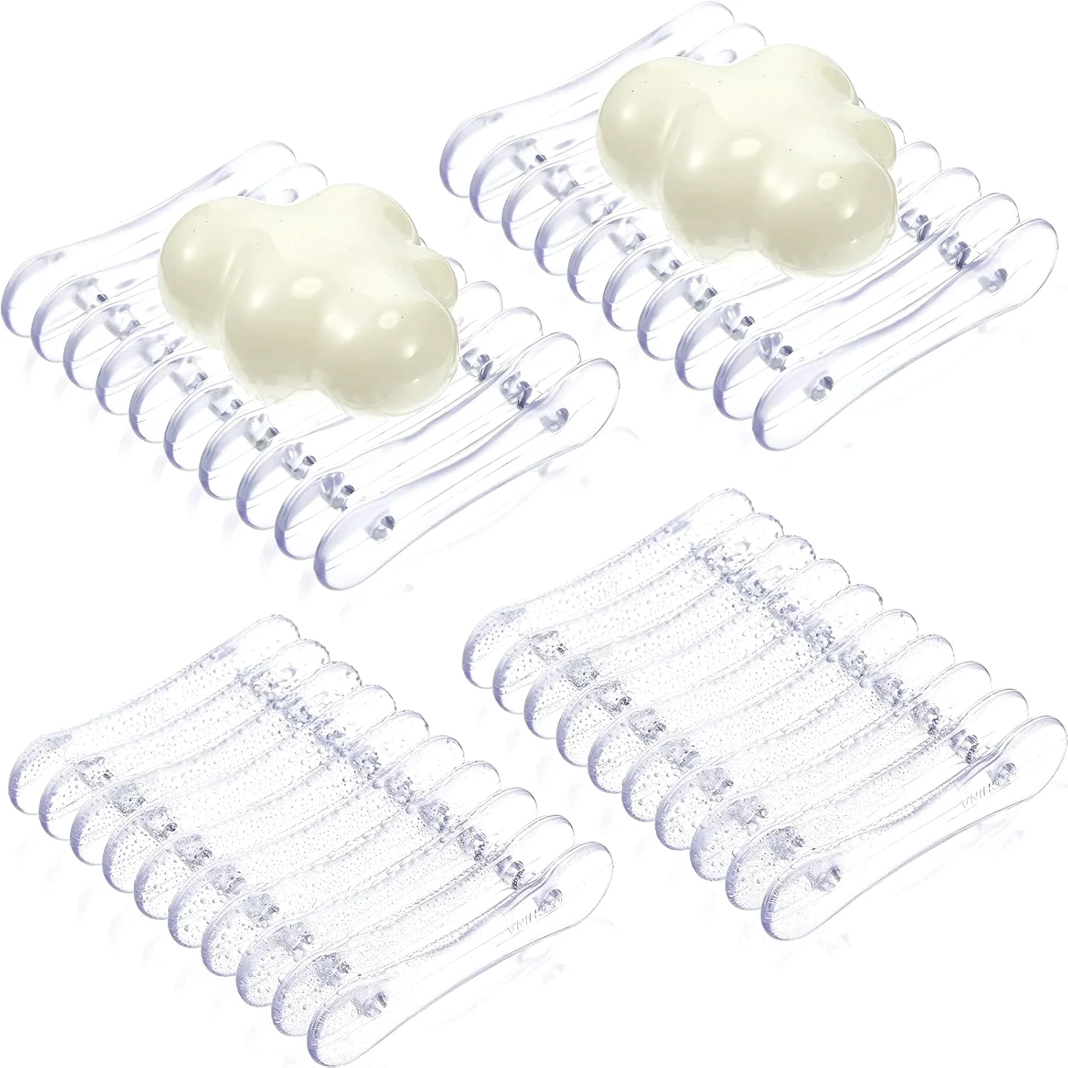 CHENGU Self-Draining Soap Dishes, 4 pcs